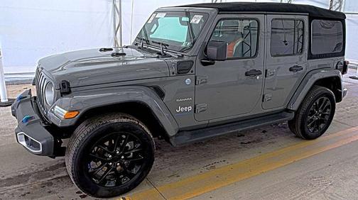 Sting-Gray Clearcoat 2023 Jeep Wrangler 4xe Sahara