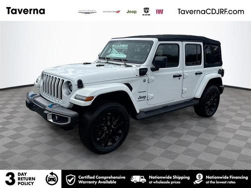 Bright White Clearcoat 2023 Jeep Wrangler 4xe Sahara