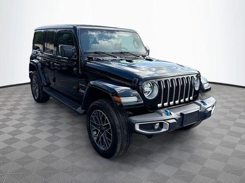 Black Clearcoat 2023 Jeep Wrangler 4xe Sahara
