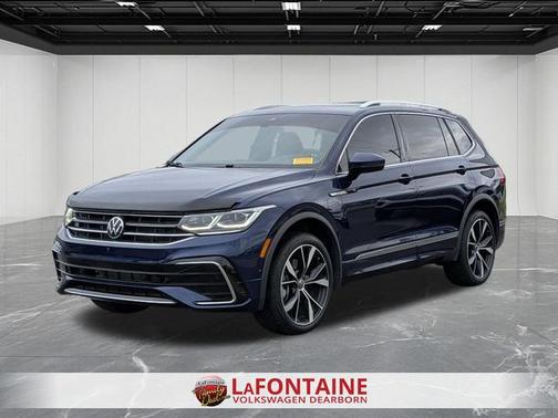 Atlantic Blue 2024 Volkswagen Tiguan 2.0T SEL R-Line