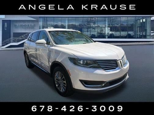 White Platinum Clearcoat Metallic 2017 Lincoln MKX Select