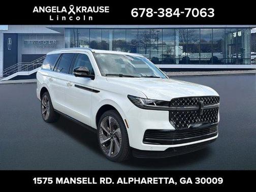 Pristine White 2027 Lincoln Navigator Black Label