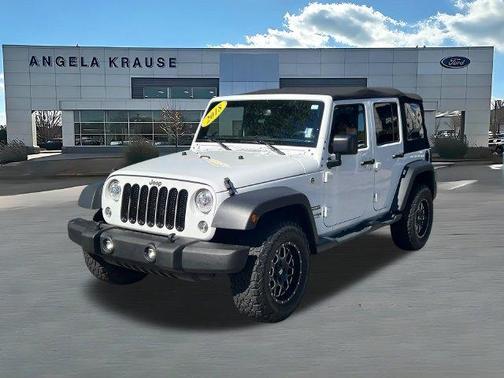 Bright White Clearcoat 2018 Jeep Wrangler JK Unlimited Sport