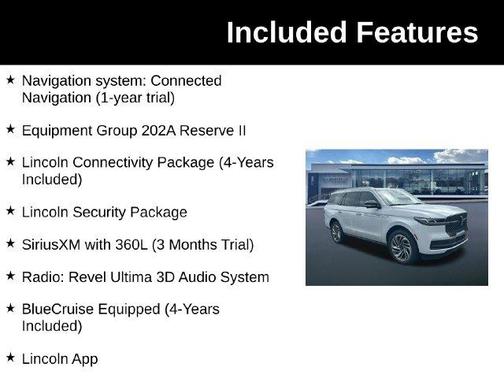 Crystal White Metallic 2026 Lincoln Navigator Reserve