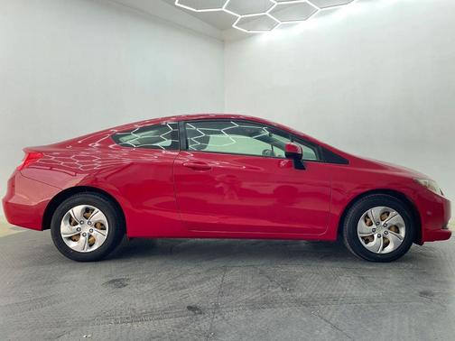 Red 2013 Honda Civic LX