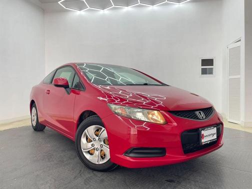Red 2013 Honda Civic LX