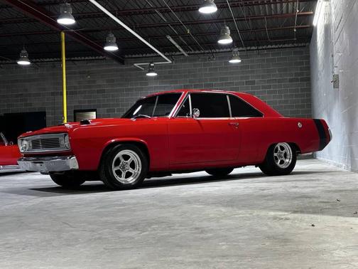 Red 1972 Plymouth Scamp