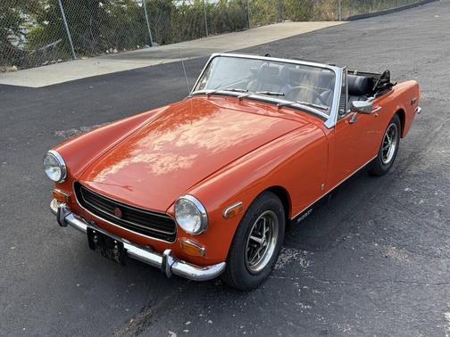 Orange 1972 MG Midget