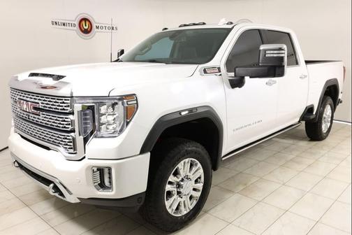 White Frost Tricoat 2022 GMC Sierra 2500 Denali