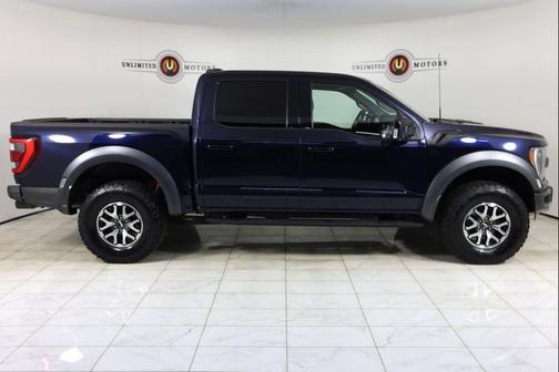 Antimatter Blue Metallic 2022 Ford F-150 Raptor