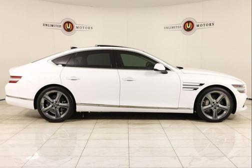 Alta White 2021 Genesis G80 3.5T RWD