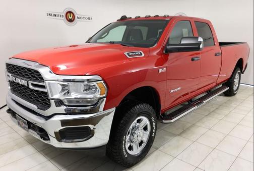 Case IH Red 2021 RAM 3500 Tradesman Crew Cab 4x4 8' Box