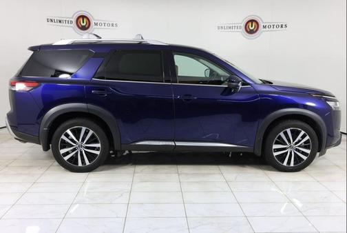 Deep Ocean Blue Pearl 2023 Nissan Pathfinder Platinum 4WD