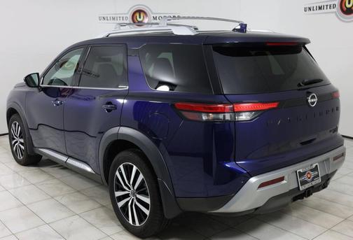 Deep Ocean Blue Pearl 2023 Nissan Pathfinder Platinum 4WD