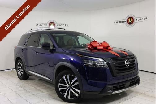 Deep Ocean Blue Pearl 2023 Nissan Pathfinder Platinum 4WD