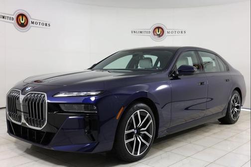 Blue 2023 BMW 760 i xDrive