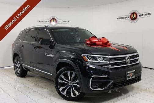 Deep Black Pearl 2023 Volkswagen Atlas 3.6L SEL Premium