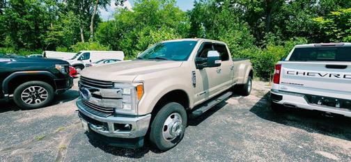White Gold Metallic 2017 Ford F-350 Lariat