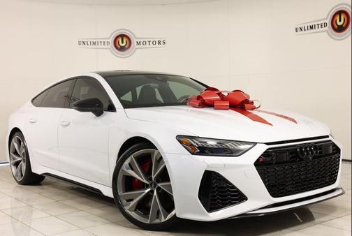 Glacier White Metallic 2021 Audi RS 7 4.0T