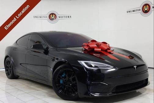 Solid Black 2021 Tesla Model S Plaid