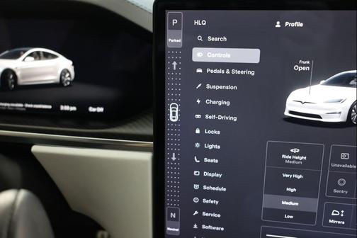 Solid Black 2021 Tesla Model S Plaid