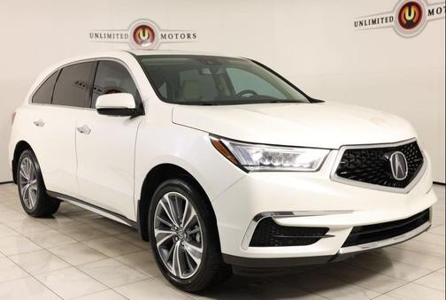 White Diamond Pearl 2017 Acura MDX 3.5L w/Technology Package
