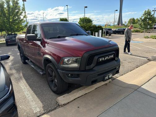 Delmonico Red Pearlcoat 2019 RAM 1500 Classic Warlock Quad Cab 4x4 6'4' Box