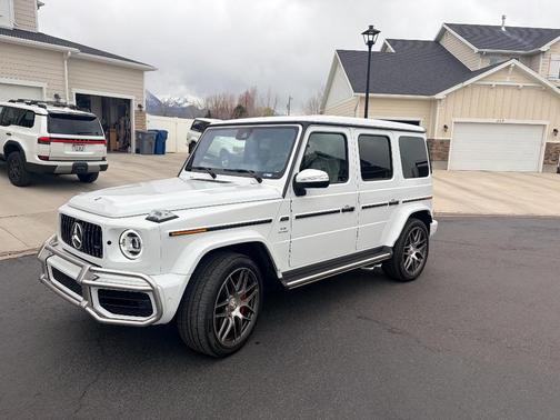 MANUFAKTUR Moonlight White Metallic 2022 Mercedes-Benz AMG G 63 4MATIC
