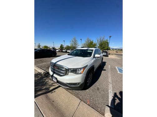 White Frost Tricoat 2017 GMC Acadia SLT-1