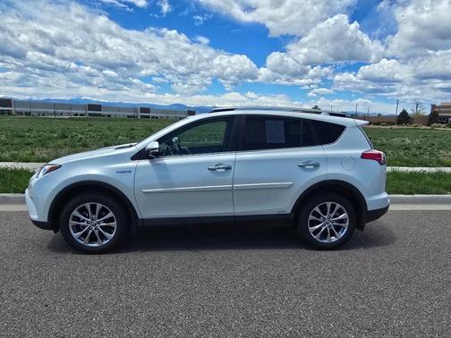 Blizzard Pearl 2018 Toyota RAV4 Hybrid Limited