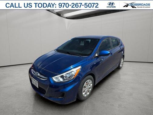 Pacific Blue Pearl 2017 Hyundai Accent SE
