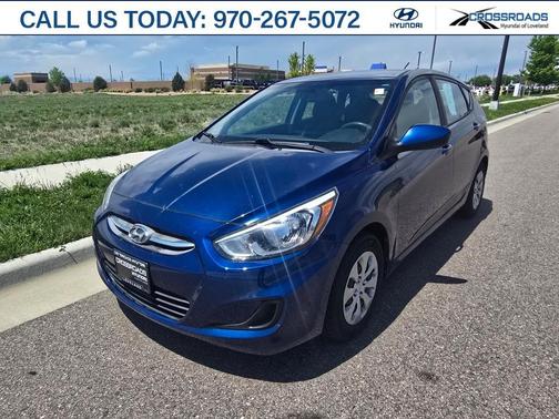 Pacific Blue Pearl 2017 Hyundai Accent SE
