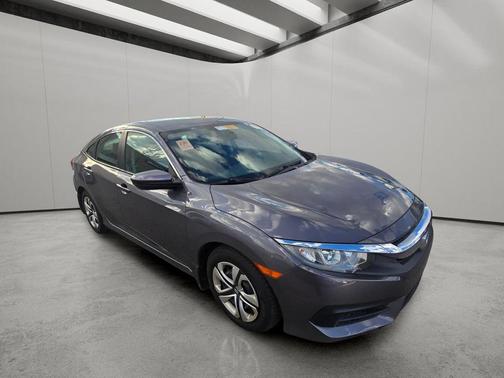 Modern Steel Metallic 2018 Honda Civic LX