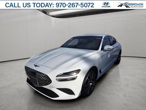 Alta White 2023 Genesis G70 2.0T AWD