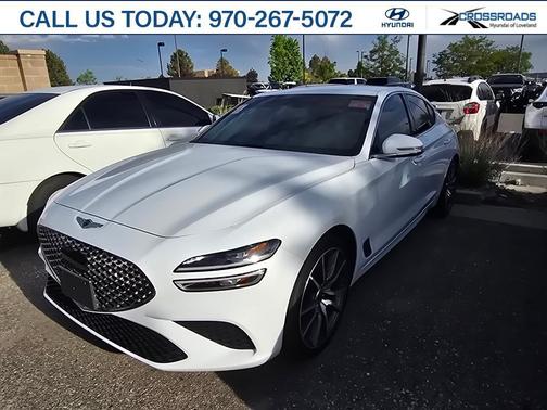 Alta White 2023 Genesis G70 2.0T AWD