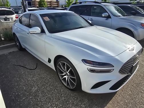 Alta White 2023 Genesis G70 2.0T AWD
