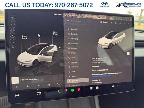 Pearl White Multi-Coat 2024 Tesla Model 3 Long Range