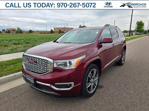 Crimson Red Tintcoat 2018 GMC Acadia Denali