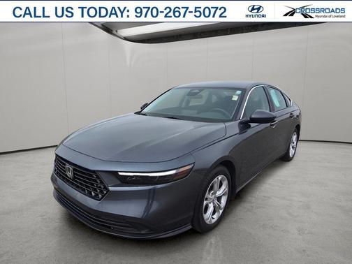 Crystal Black Pearl 2025 Honda Accord LX 1.5T