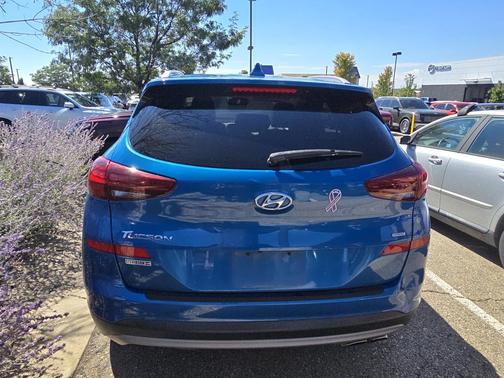 Aqua Blue 2020 Hyundai TUCSON Sport