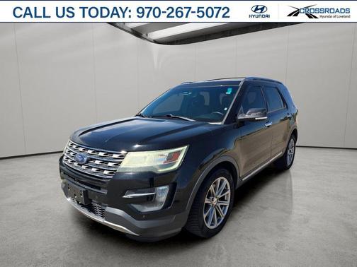 SHADOW BLACK 2016 Ford Explorer Limited