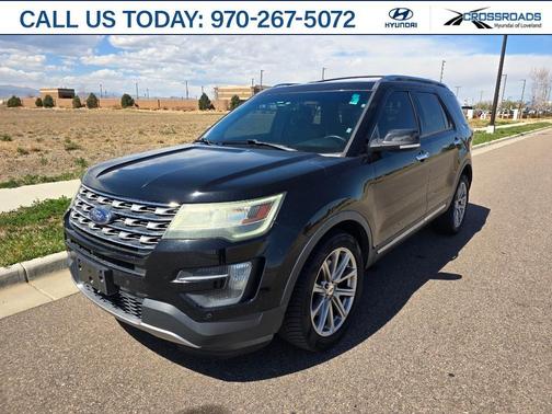 SHADOW BLACK 2016 Ford Explorer Limited