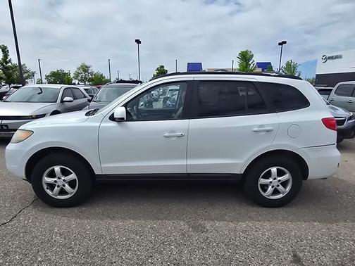 Powder White Pearl (PIO) 2008 Hyundai SANTA FE GLS