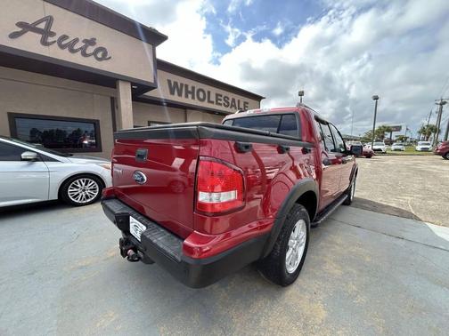 Red 2010 Ford Explorer Sport Trac XLT