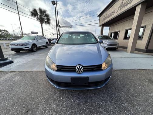 Blue 2010 Volkswagen Golf 4-Door
