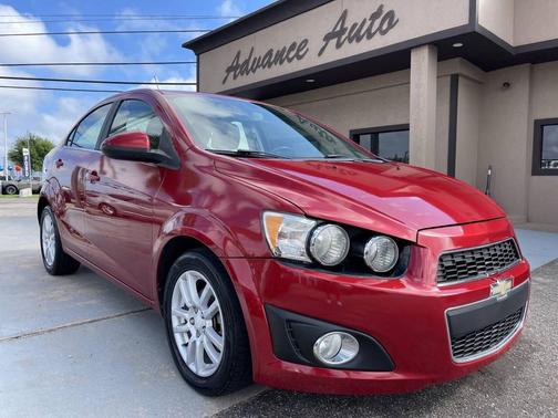 Red 2016 Chevrolet Sonic LT