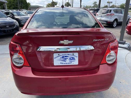Red 2016 Chevrolet Sonic LT