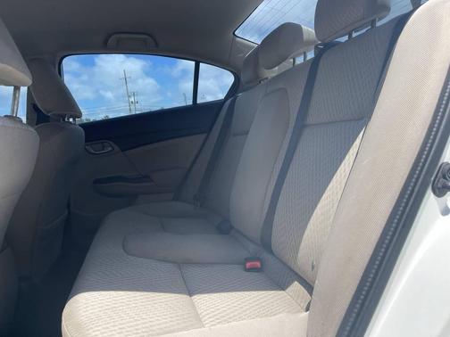 White 2014 Honda Civic LX