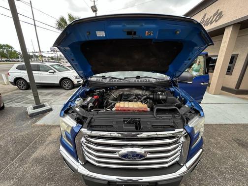 Blue 2016 Ford F-150 XLT