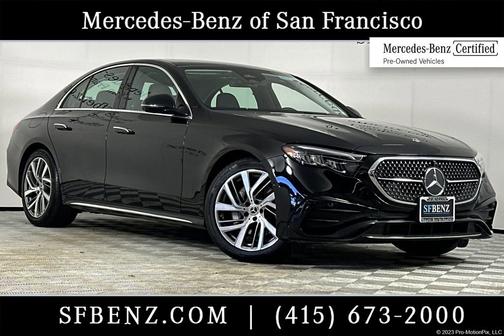 Black 2025 Mercedes-Benz E-Class